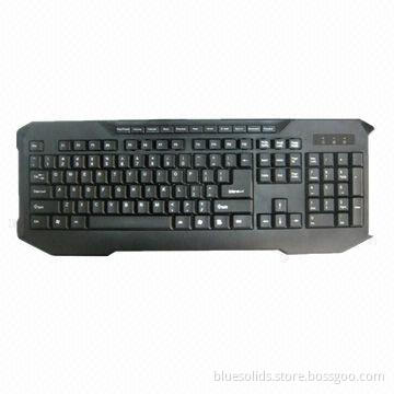 Mutilmedia Keyboard with 11 Mutilmedia Keys, Fast Speed, 1.4m Cable, Customized Colors Available